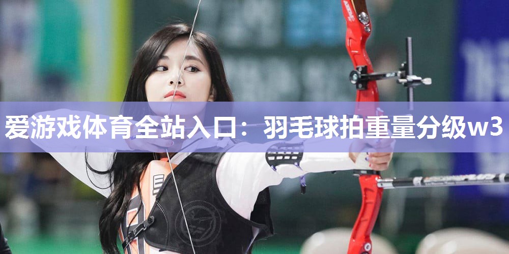 爱游戏体育全站入口：羽毛球拍重量分级w3