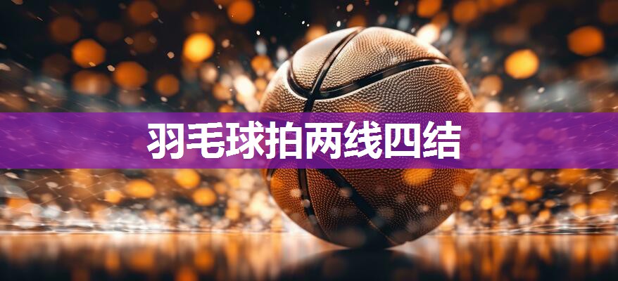 羽毛球拍两线四结 羽毛球拍两线四结
