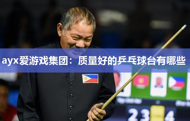 质量好的乒乓球台有哪些 质量好的乒乓球台有哪些