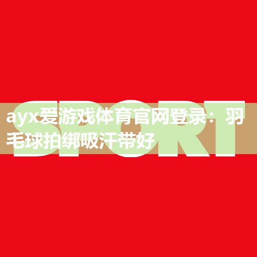 羽毛球拍绑吸汗带好 羽毛球拍绑吸汗带好