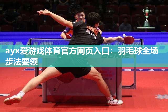 羽毛球全场步法要领 羽毛球全场步法要领
